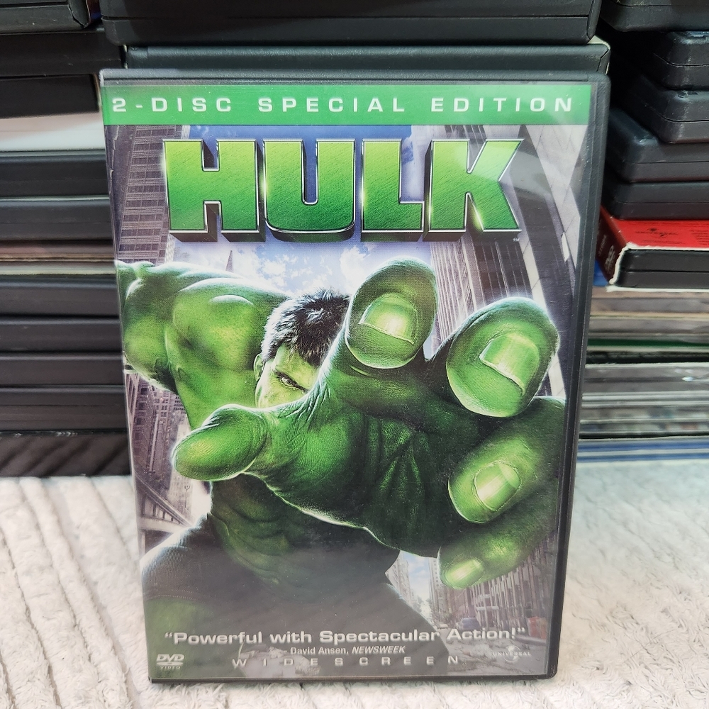 🎬3/15 HULK 2 disc special edition DVD movie
